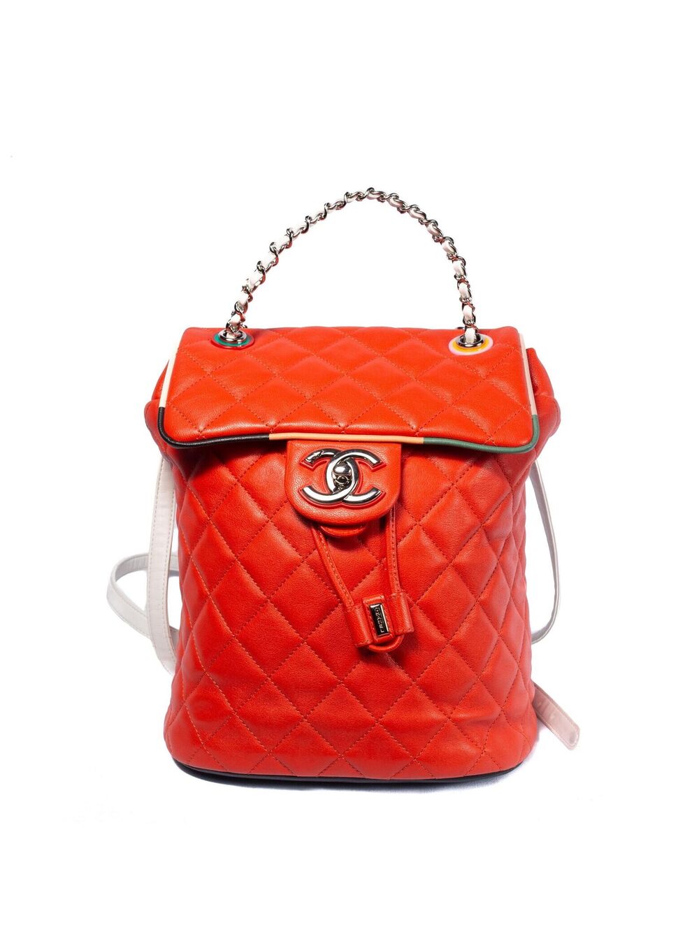 Chanel Orange Backpack